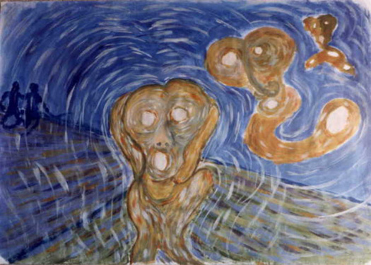 Study of Munch's Scream - No. 2